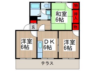 さくら通りハウスⅠの物件間取画像